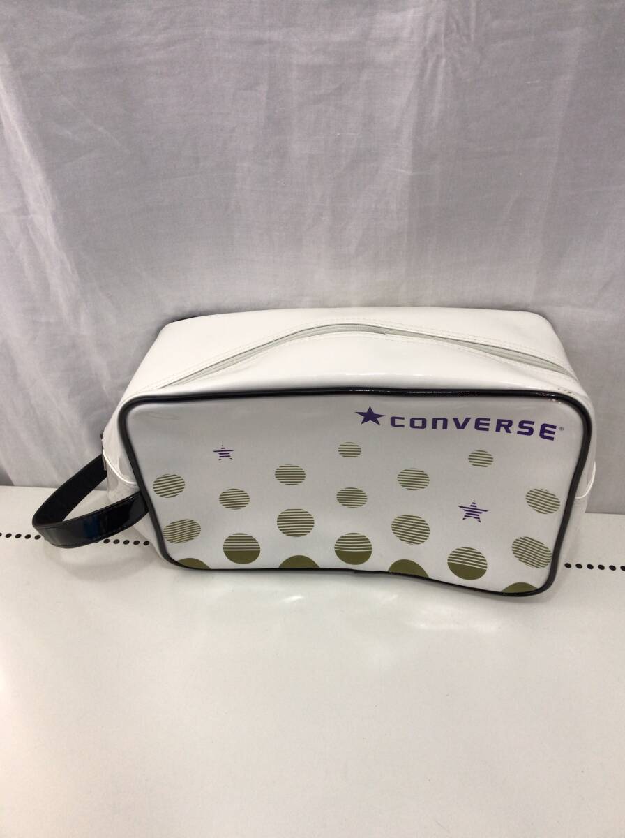CONVERSE シューズ入れ ホワイト レディース コンバース D14拍卖