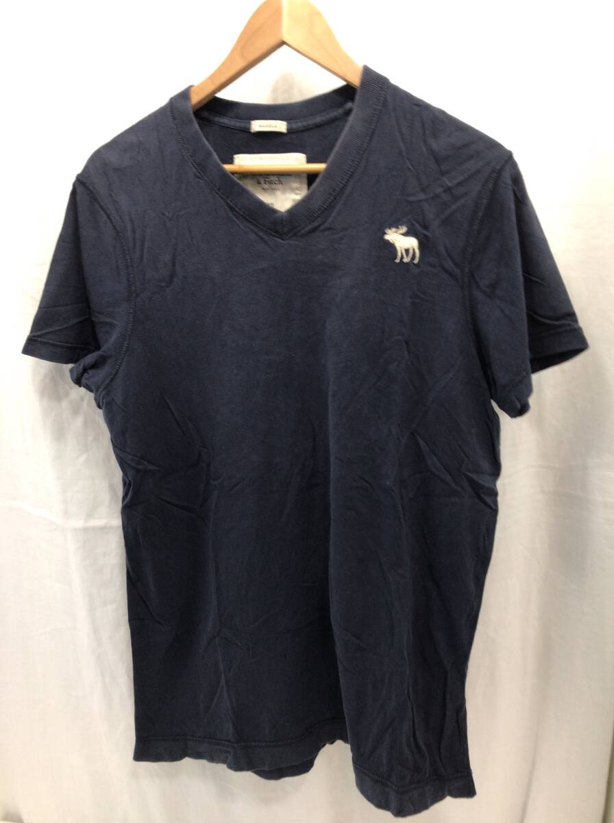Abercrombie Fitch 半袖 Tシャツ ネイビー XLサイズ メンズ アバクロンビー&フィッチ D3k2拍卖