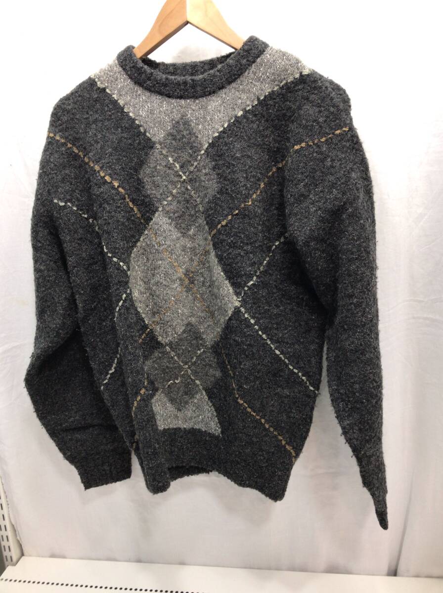 NICOLE ニット セーター グレー フリーサイズ メンズ ニコル A37k1拍卖