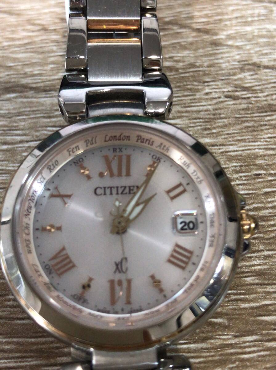 動作未確認 不動 CITIZEN 腕時計 レディース シルバー H240-T019081 シズチン G23拍卖