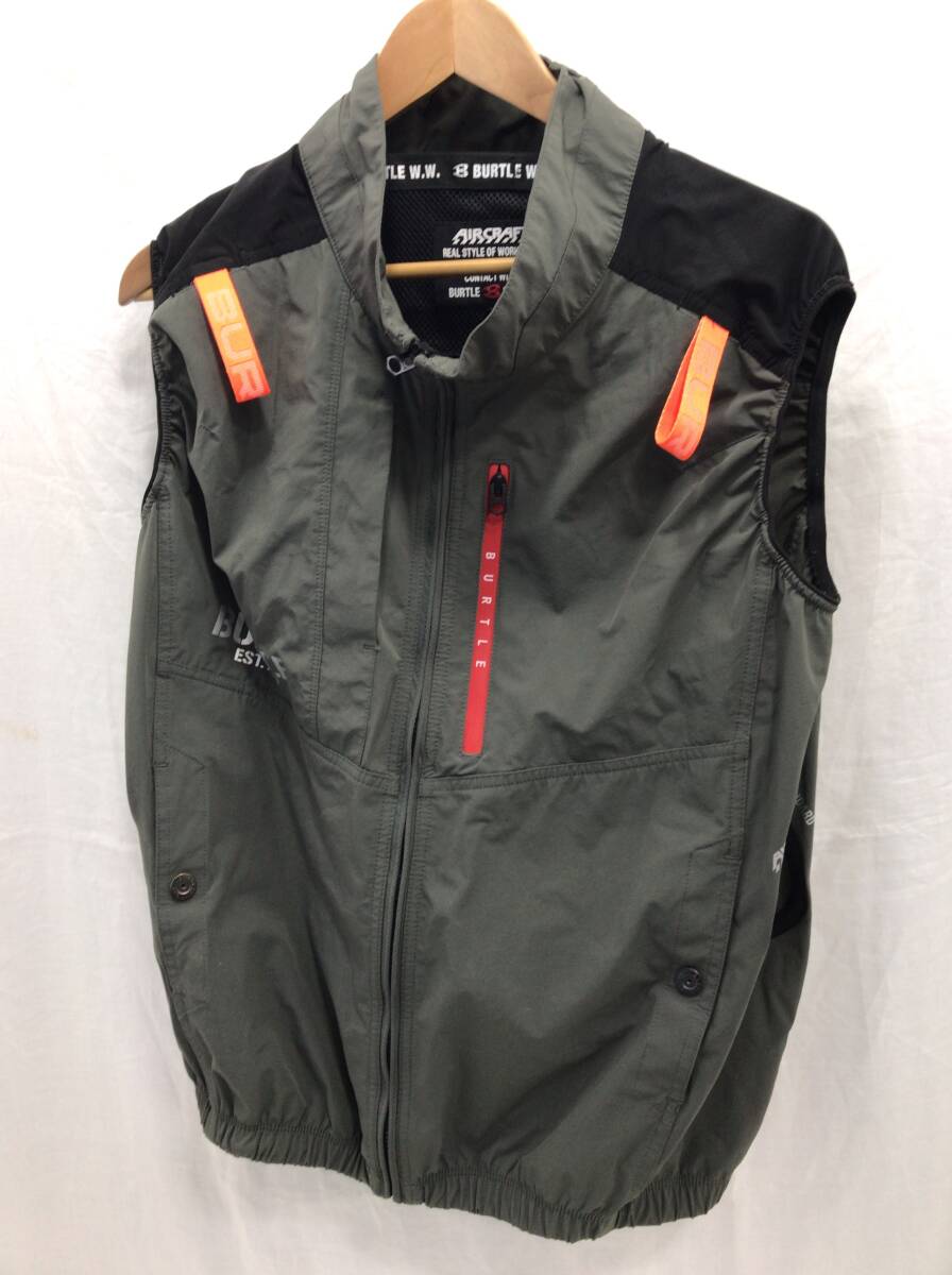 AIR CRAFT BURTLE 空調ベスト ベストのみ 型番 AC2004 カーキー Lサイズ メンズ エア クラフト バートル B8拍卖