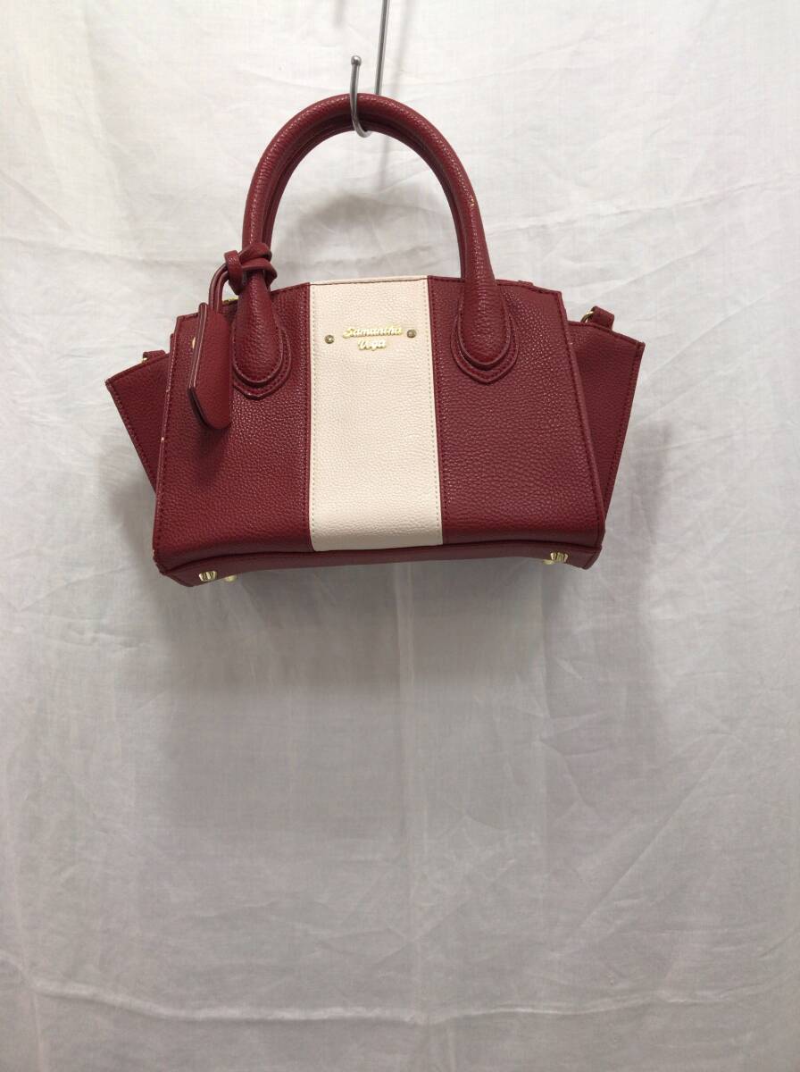 Samantha Thavasa バッグ レッド ホワイト レディース サマンサタバサ E12拍卖