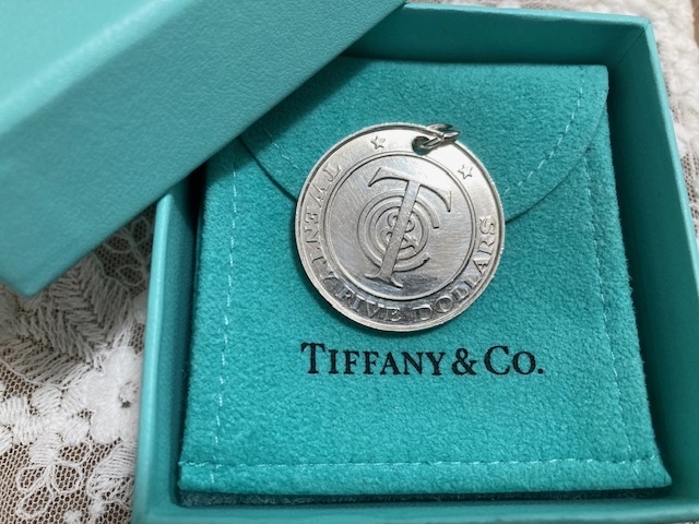 ティファニーTiffany  コインペンダントトップ シルバー925  銀貨5ドル拍卖