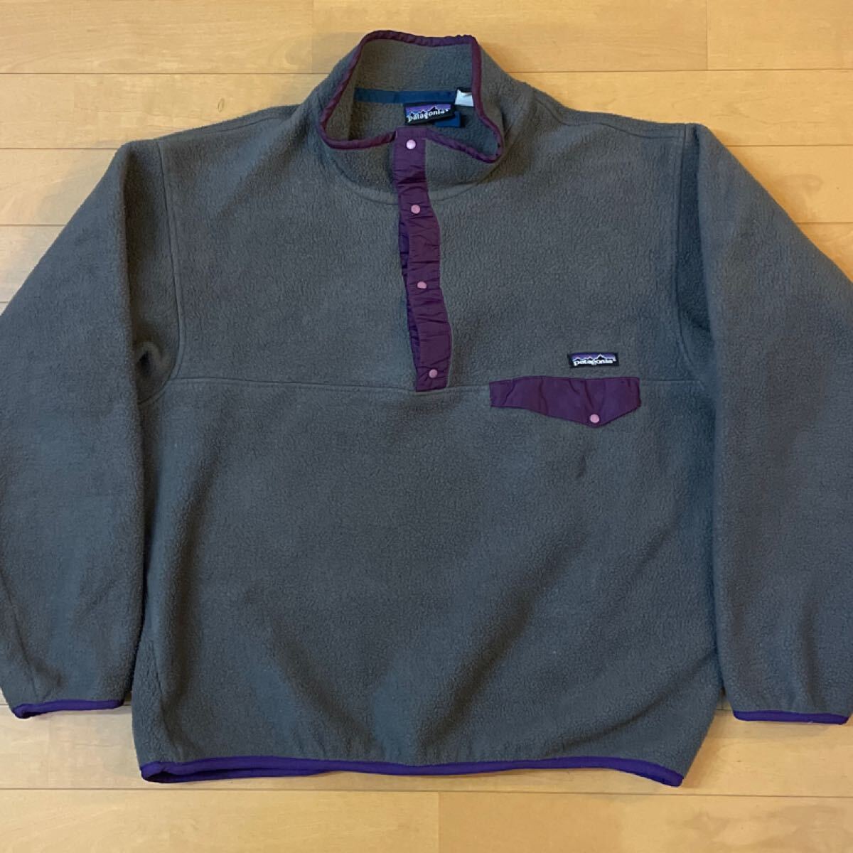 XL patagonia スナップT パタゴニア フリース シンチラ ビンテージ 90s snap t グレー カーキ マゼンダ 前立てナイロン拍卖