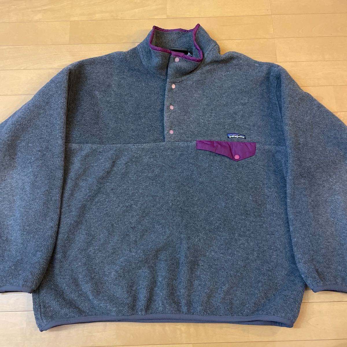XL グレー patagonia スナップT パタゴニア フリース シンチラ ビンテージ 90s snap t チャコール マゼンダ拍卖