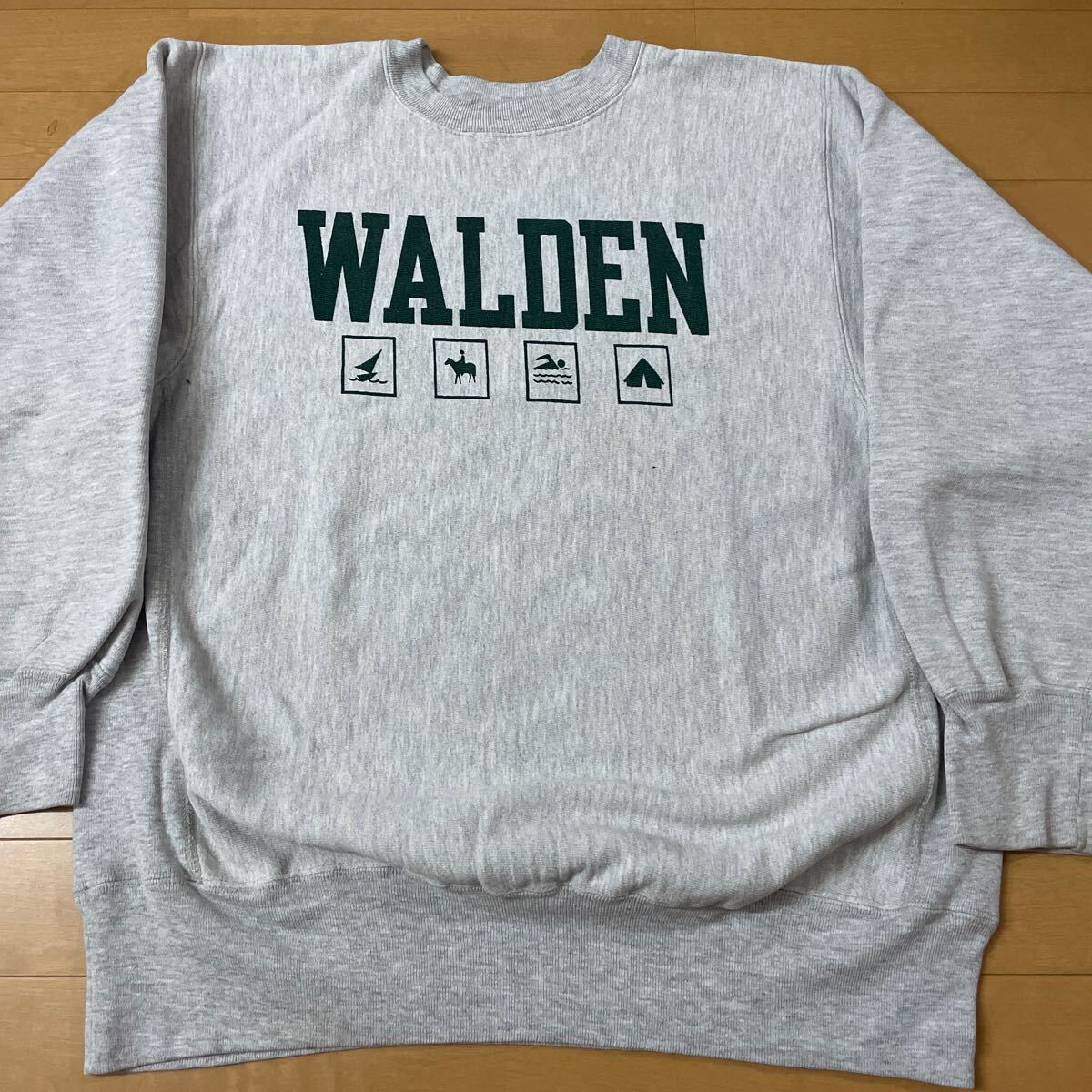 80s 染み込み チャンピオン リバースウィーブ スウェット USA製 ビンテージ Champion トリコタグ拍卖