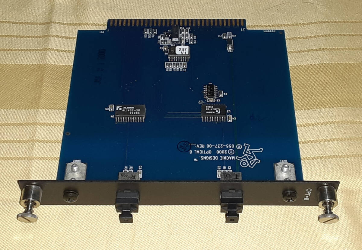 ★MACKIE OPTICAL-8 ADAT HDR24/96 MDR24/96 055-237-00 BOARD★OK!!★MADE in USA★拍卖