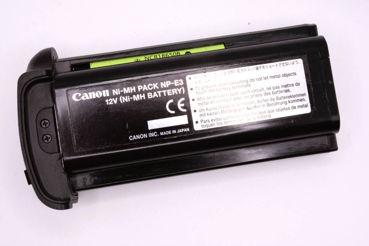 ▼△ light) Canon EOS-1D NP-E3 PACKをリチウムイオン充電池【NCR】3.400mAに交換致します/充電器付き  △▼拍卖