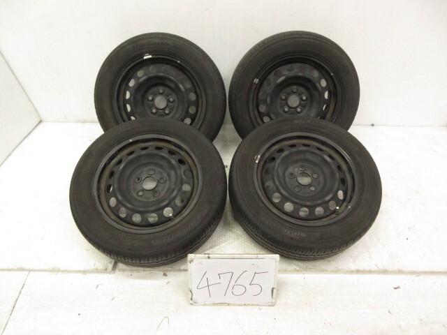 27年 シエンタハイブリッド NHP170G 純正 スチールホイール4本 15インチ 5.5J 5穴 185/60R15 204162 4765拍卖