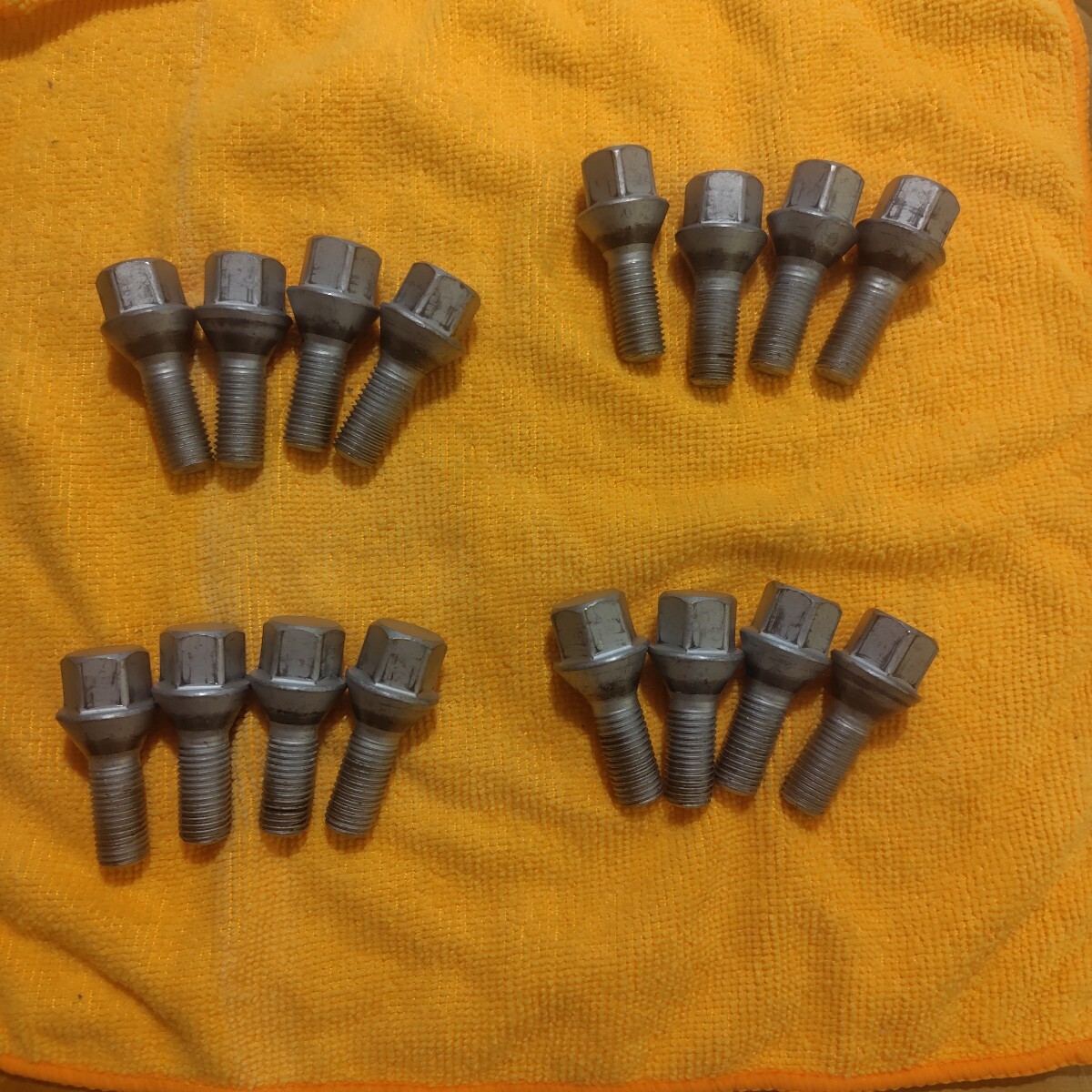 【MARS】マルス ホイールボルト 17HEX-60°テーパー M12-P1.5 首下サイズ25mm ユニクロメッキ 16本セット マーテル拍卖