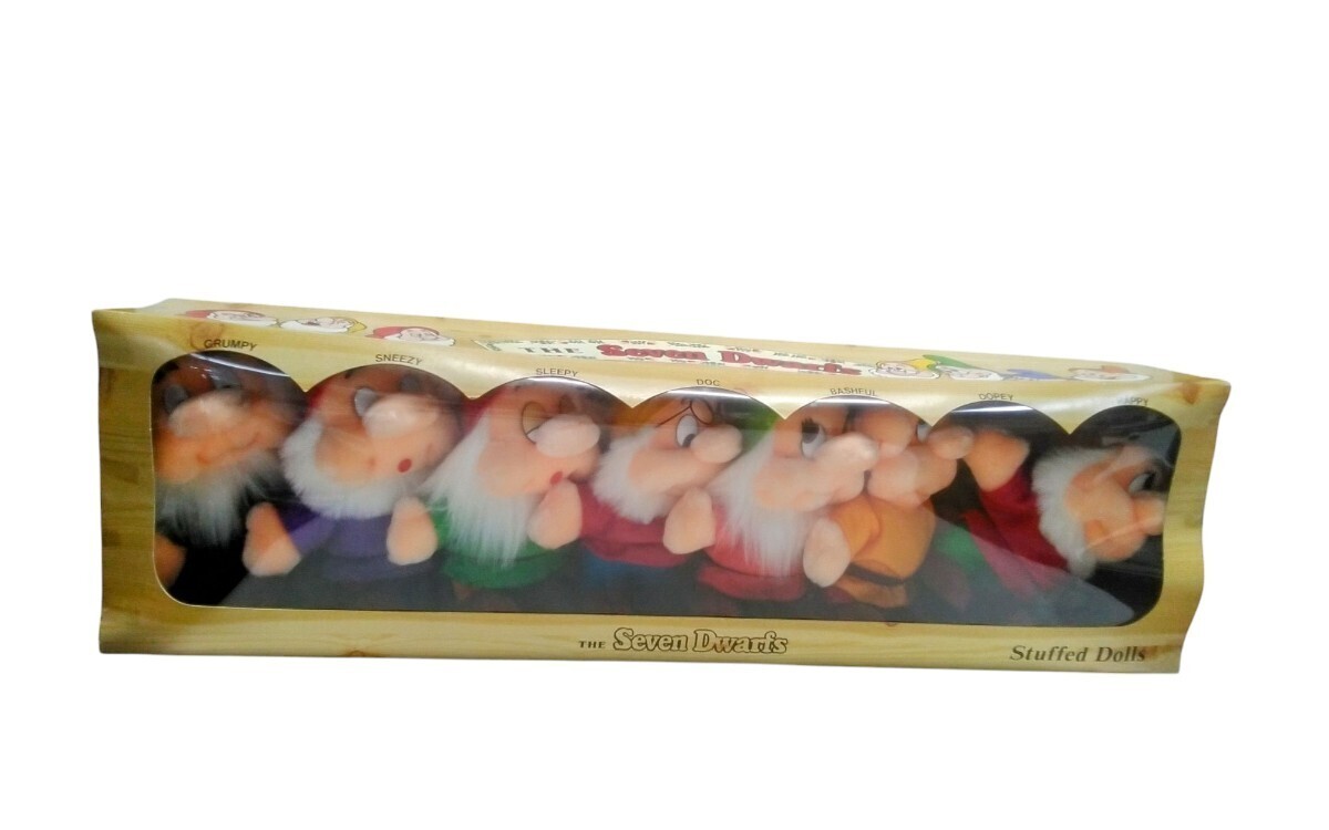 g_t K686 The Sevem Buarfs 7人の小人ぬいぐるみ計7体1セット★おもちゃ★ぬいぐるみ★キャラクター★白雪姫★7人の小人★ディズニー拍卖