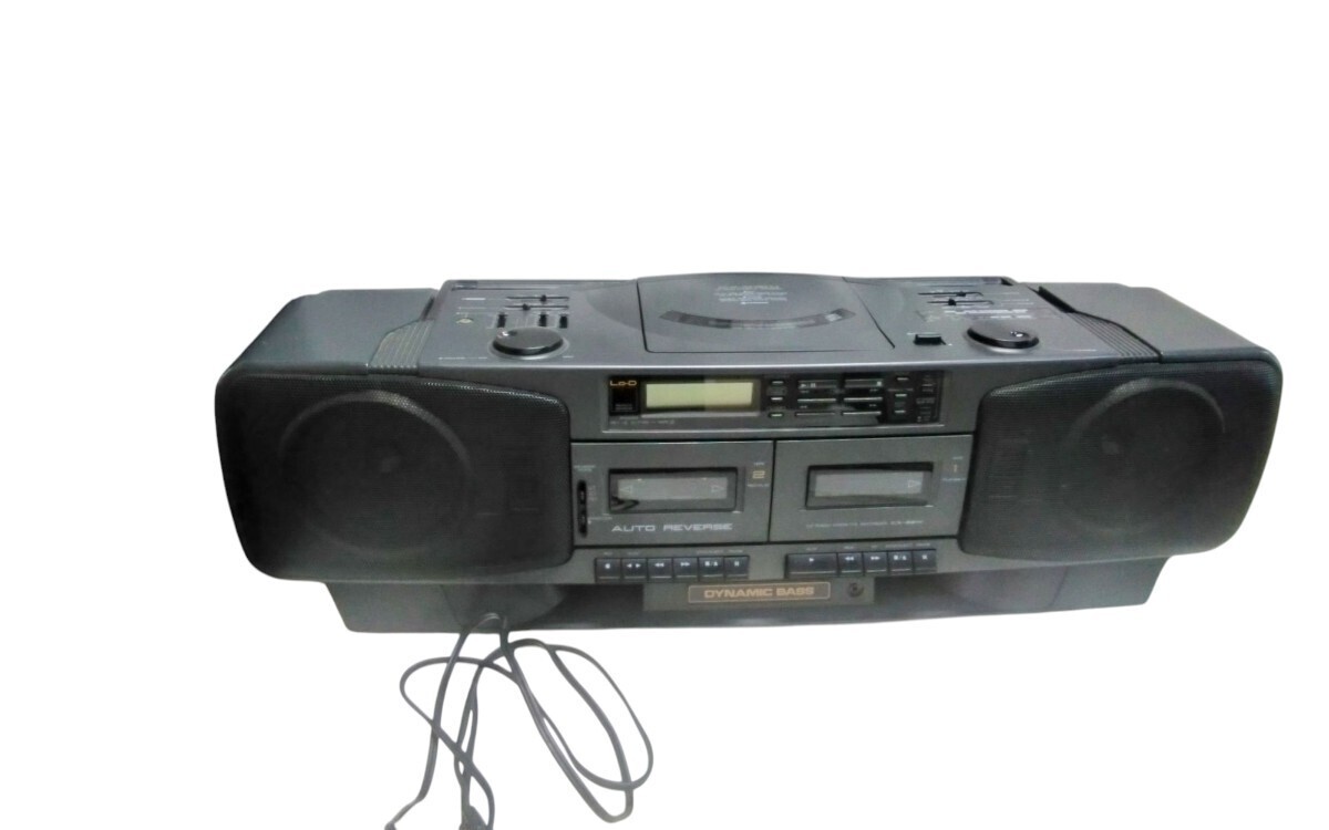 g_t L239 【欠品あり】HITACHI CD RADIO DOBULE CASSETTE RECODER(CX-33W)★AV機器★オーディオ機器★カセットデッキ★ラジカセ☆日立拍卖