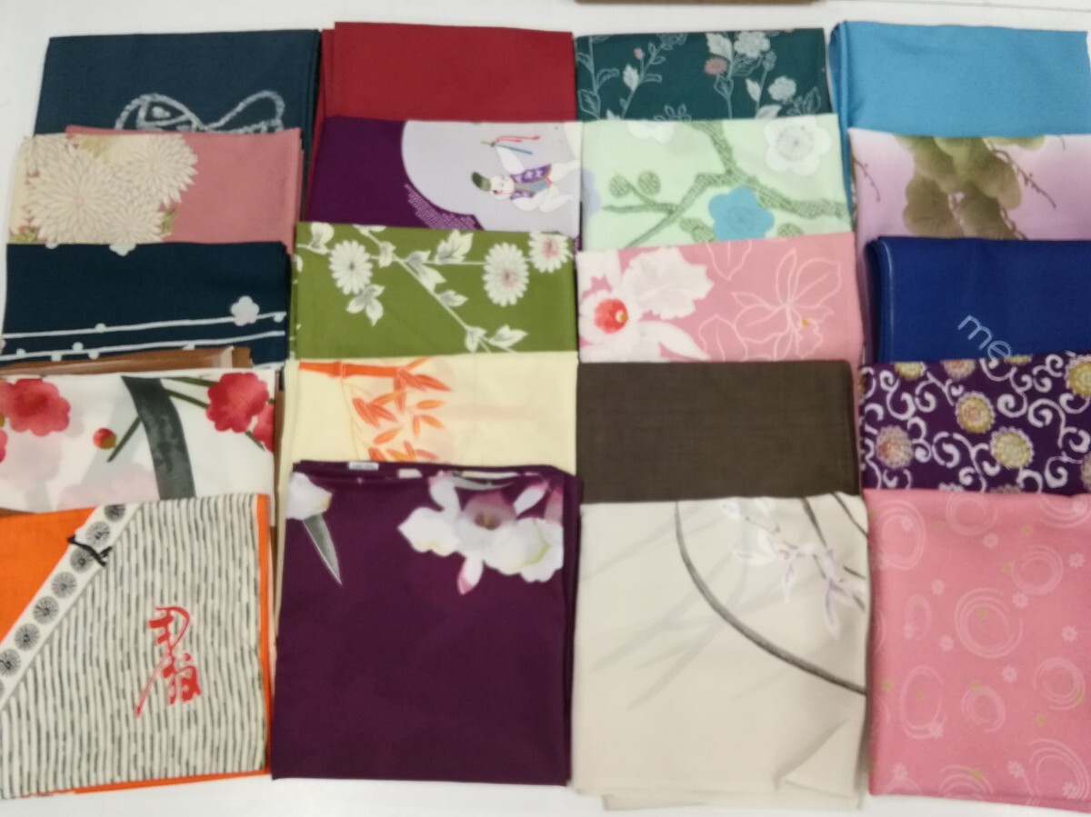 g_t P473 ☆風呂敷 75cm×75cm程度 柄いろいろ 20点まとめて ※汚れがあります 和装小物 リメイク・ハンドメイド等拍卖