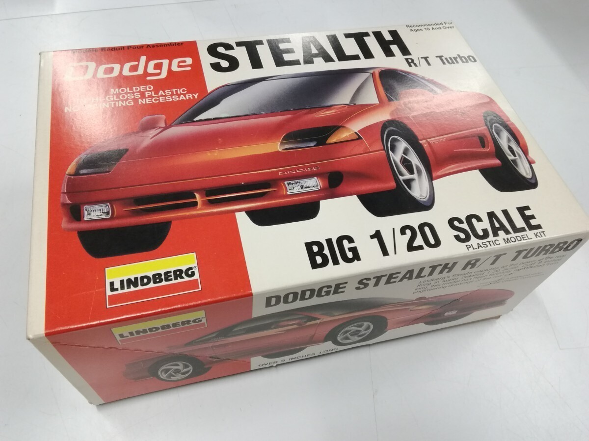 g_t I557 ☆リンドバーグ Lindberg ダッジ ステルス R/T TURBO 1/20スケール DODGE STEALTH ※パーツ欠品があるかもしれません 【現状品】拍卖