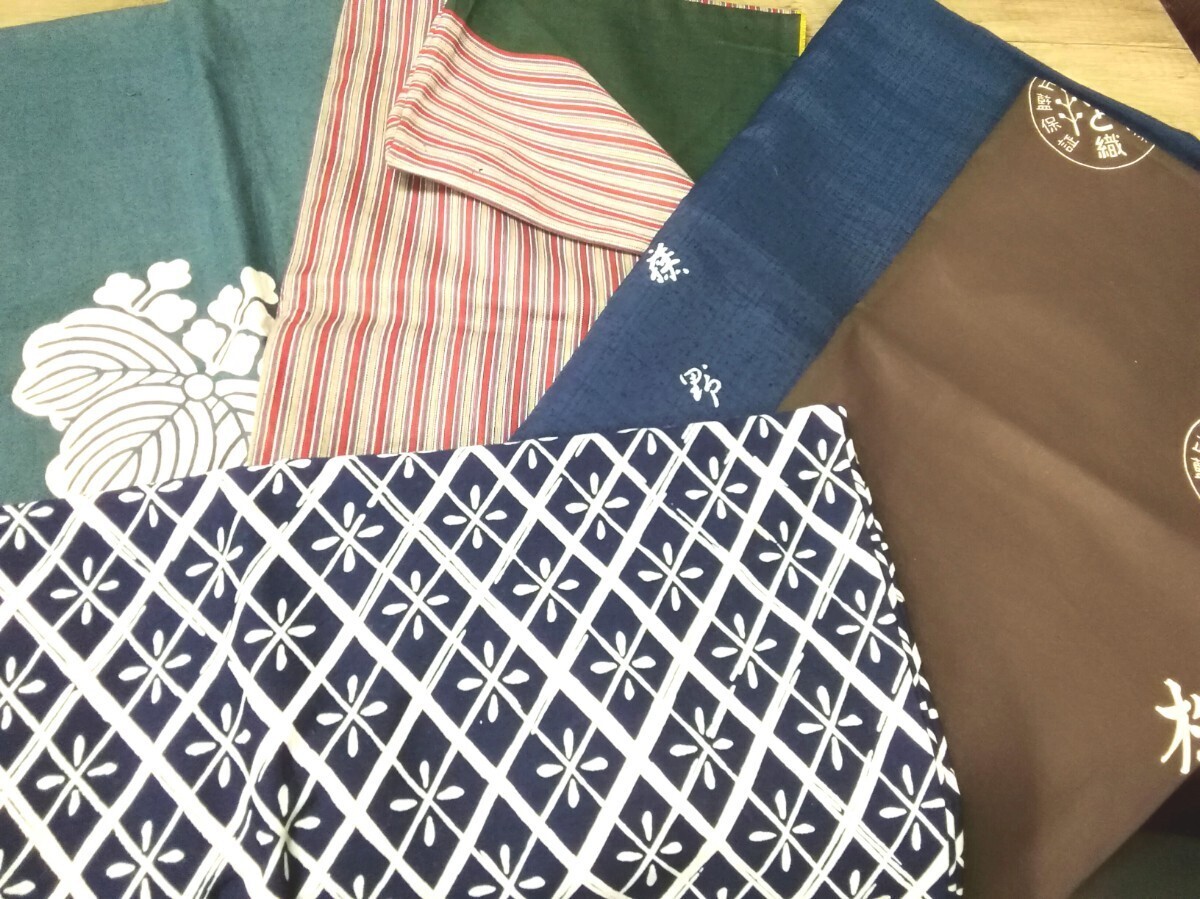 g_t M845 ☆大判風呂敷 風呂敷 5枚まとめて 和柄 和物 リメイク 素材 ハンドメイド お包み 包む拍卖