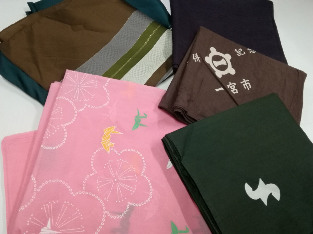 g_t L132 ☆風呂敷 まとめて 5枚セット 未使用あり 和柄 和物 リメイク 素材 ハンドメイド お包み 包む拍卖