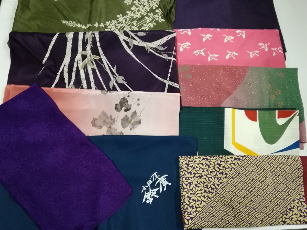 g_t L131 ☆風呂敷 まとめて 10枚セット 未使用あり 和柄 和物 リメイク 素材 ハンドメイド お包み 包む拍卖
