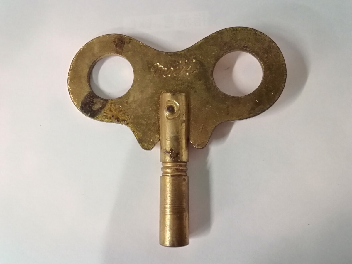 g_t K809 ☆昭和の柱時計 明治時計株式会社製 振り子柱時計のねじ巻 ねじ巻きのみ拍卖