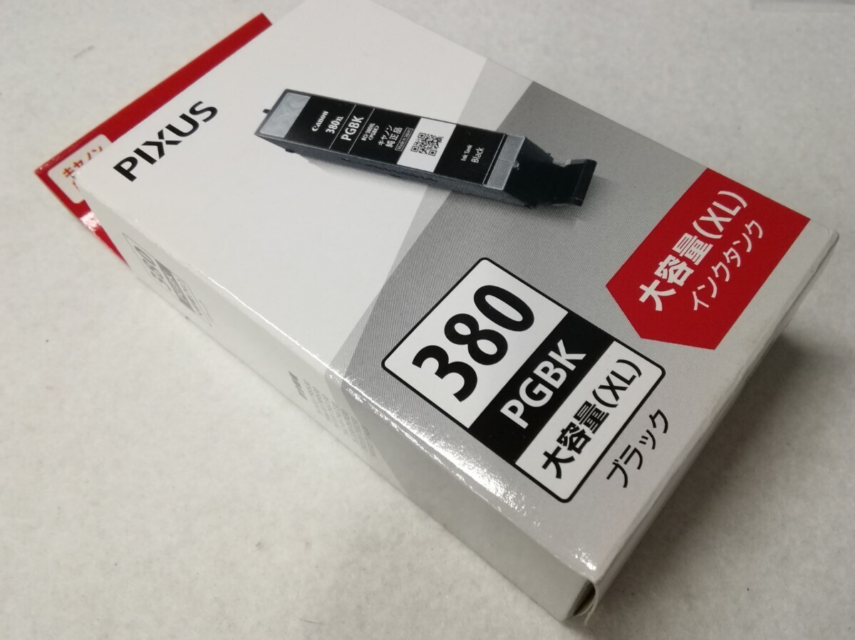 g_t P453 キャノン 純正品 インクタンク ブラック 大容量(XL) BCL-380XL PGBK 【未開封】【取付期限:2025.09】※期限過ぎています 現状品拍卖