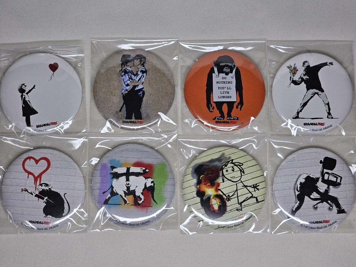 cpha BRANDALISED CAN BADGE Collection BANKSY'S GRAFFITI コンプリートシリーズ vol.1 バンクシー 缶バッジのみ1拍卖