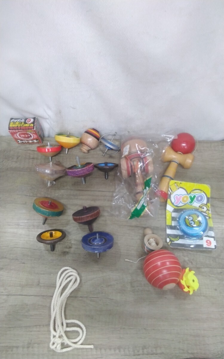 g_t M325 こま けん玉 ヨーヨー まとめ売り セット ★おもちゃ★こま一般★昭和レトロ拍卖