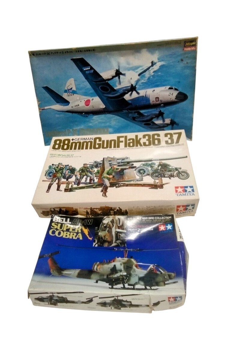 g_t K858 【欠品あり】1/72 BELL AH-1W SUPER COBRA他プラモデル3箱1セット★おもちゃ★プラモデル★軍用機☆タミヤ☆ハセギワ拍卖
