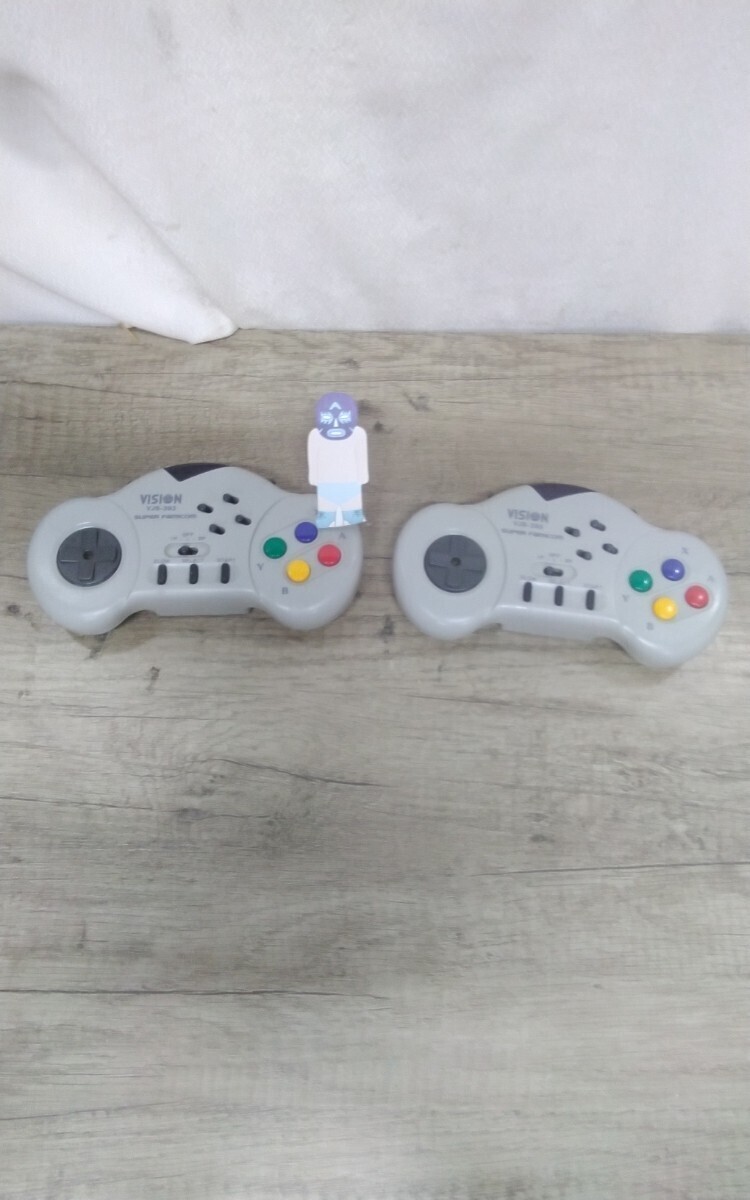 g_t K695 SUPER FAMILY COMPUTER WIRELESS CONTROLLER VISIONのみ(VJS-393)★ゲーム★テレビゲーム★スーパーファミコン★アクセサリー拍卖