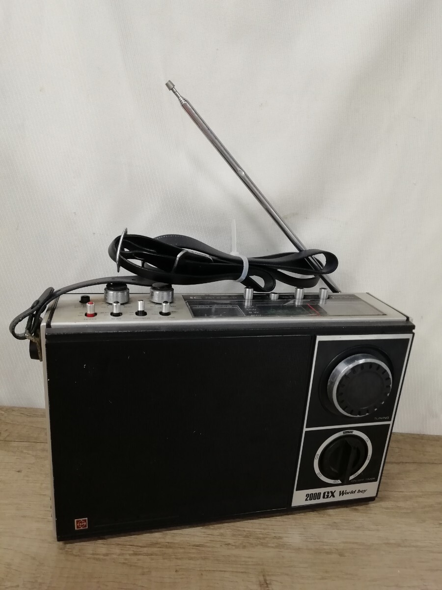g_t P759 通電のみ確認 ナショナル 短波ラジオ 2000GX Worldboy アンティーク 現状 National Panasonic 昭和レトロ 現状 中古拍卖