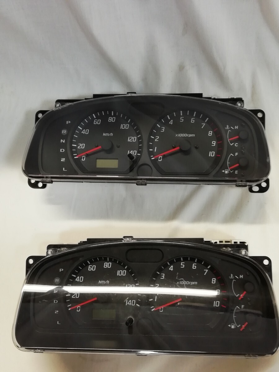 g_t N547 スズキ ワゴンR スピードメーター 2点まとめ売り MC22S後期 34100-83H00 DENSO製 純正 パーツ SUZUKI 現状 中古拍卖