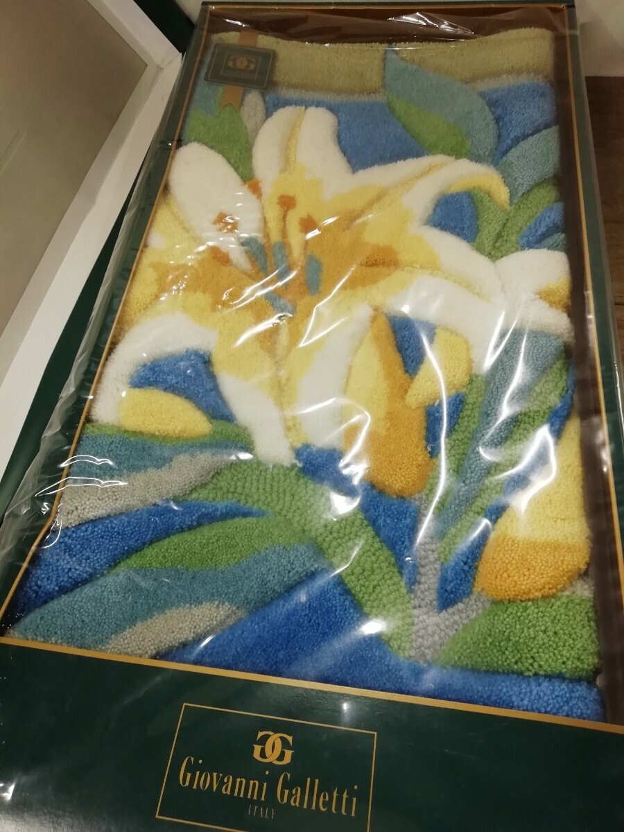 g_t G141 林タオル 花柄 玄関マット インテリアマット 未使用 長期保管品拍卖