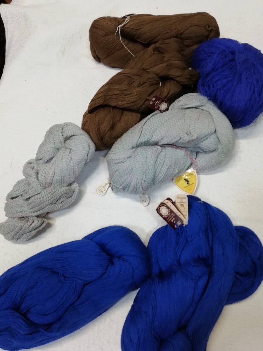 g_t G134 毛糸 長期保管 まとめ売り かせ巻 ウール 中細 編み物 手芸 ハンドクラフト 素材 未使用 保管品拍卖