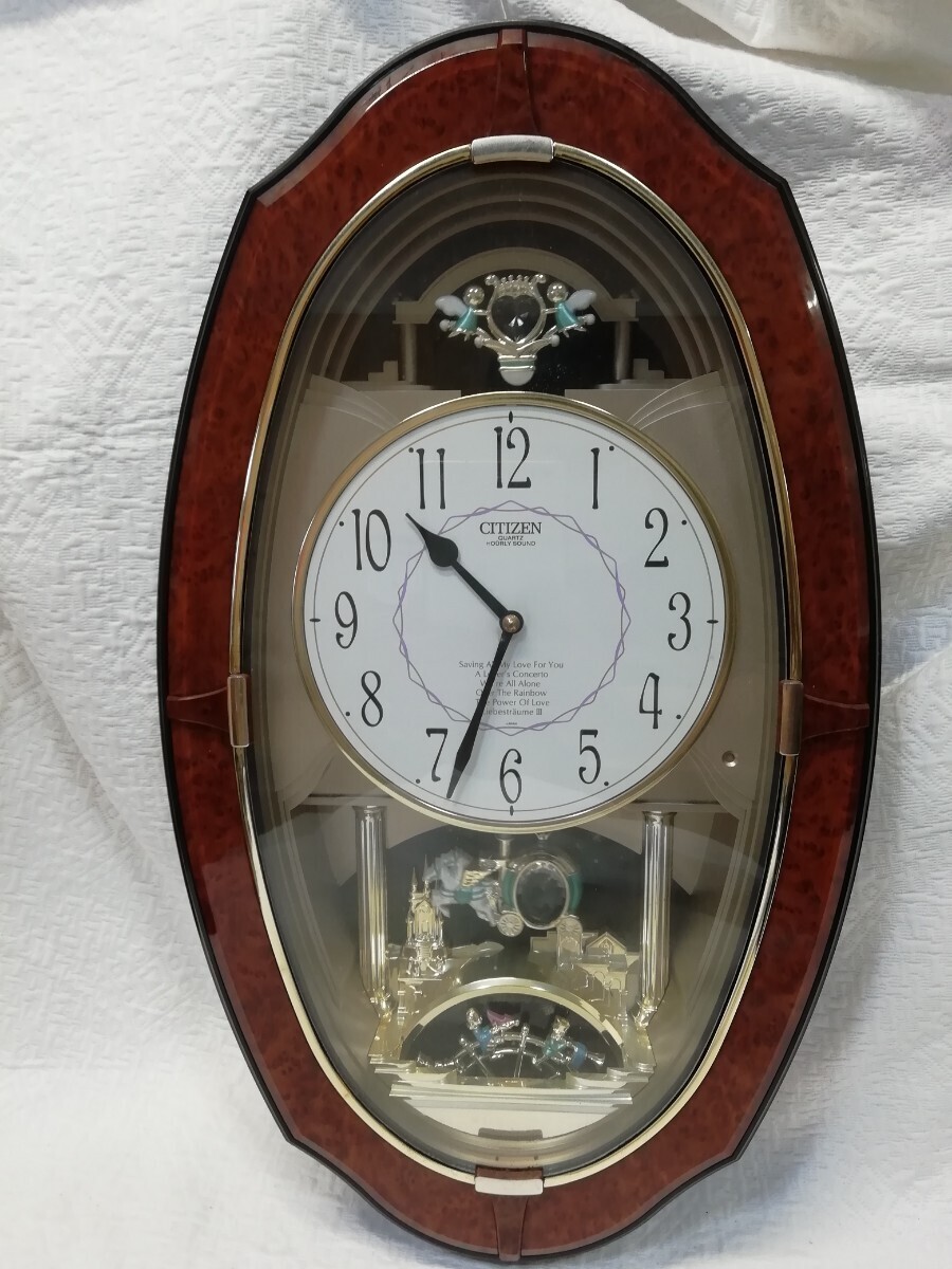 g_t G121 ジャンク! CITIZEN 4MH746 アナログ 掛け時計 シチズン 動作未確認 JUNK拍卖