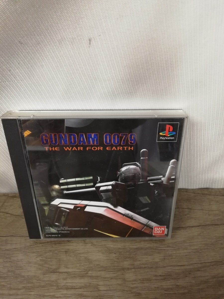 g_t P798 珍品! 奇ゲー PSソフト ガンダム0079 GUNDAM 0079 THE WAR FOR EARTH ケツアゴシャア やられ千葉ァ!! 美品 中古拍卖