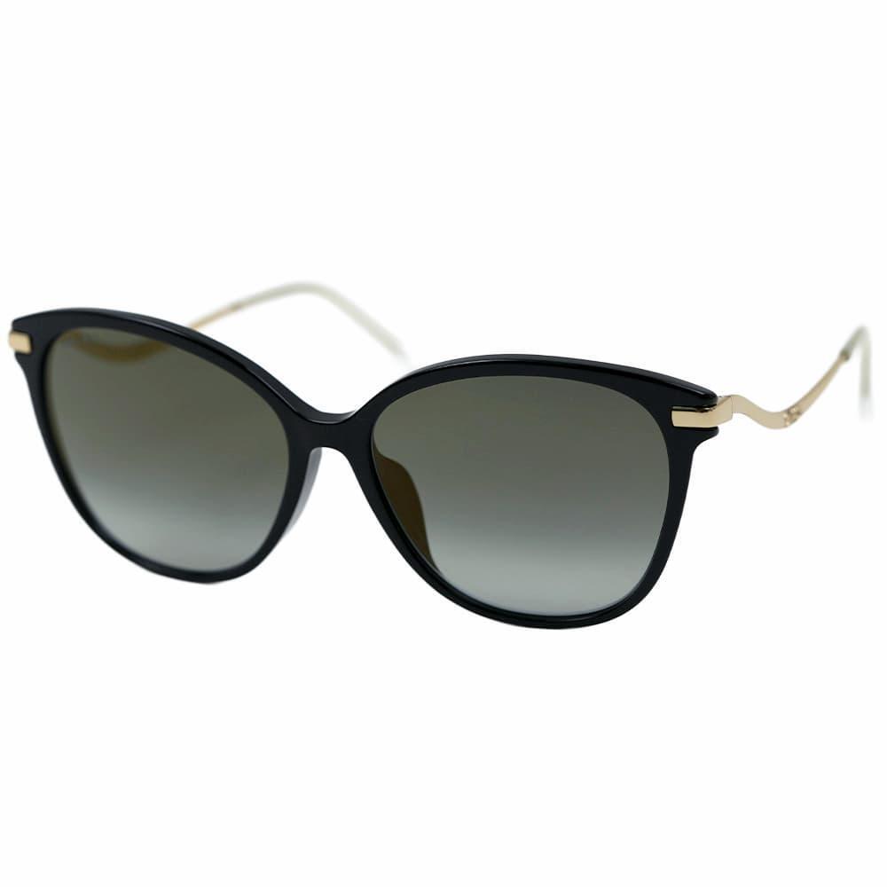 美品 ジミーチュウ サングラス レディース ブラック ゴールド グラデーションレンズ BLACK JIMMY CHOO IT PEG-F-S-807-FQ 長期保管品拍卖