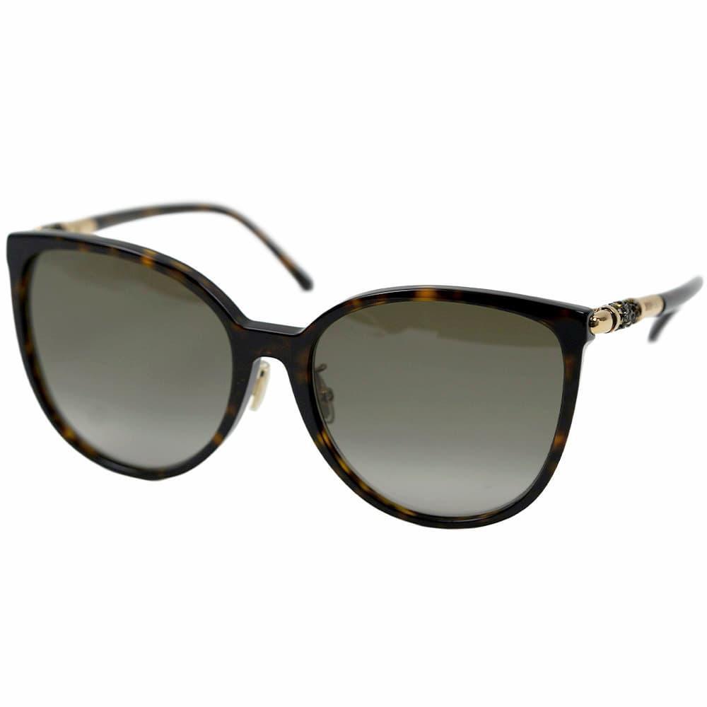 美品 ジミーチュウ サングラス レディース ハバナ グラデーションレンズ JIMMY CHOO RAYE/G/SK 086 HA IT RAYE-G-SK-086-HA 長期保管品拍卖