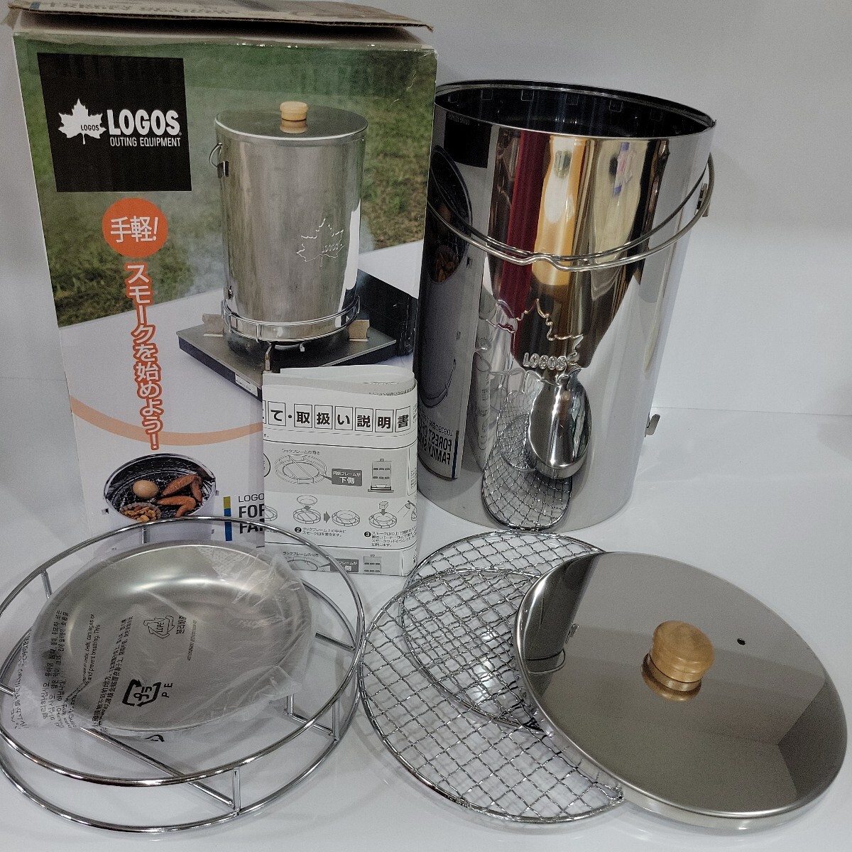 №8282 開封のみ未使用 LOGOS LOGOSの森林 ファミリースモーカー 81066040拍卖