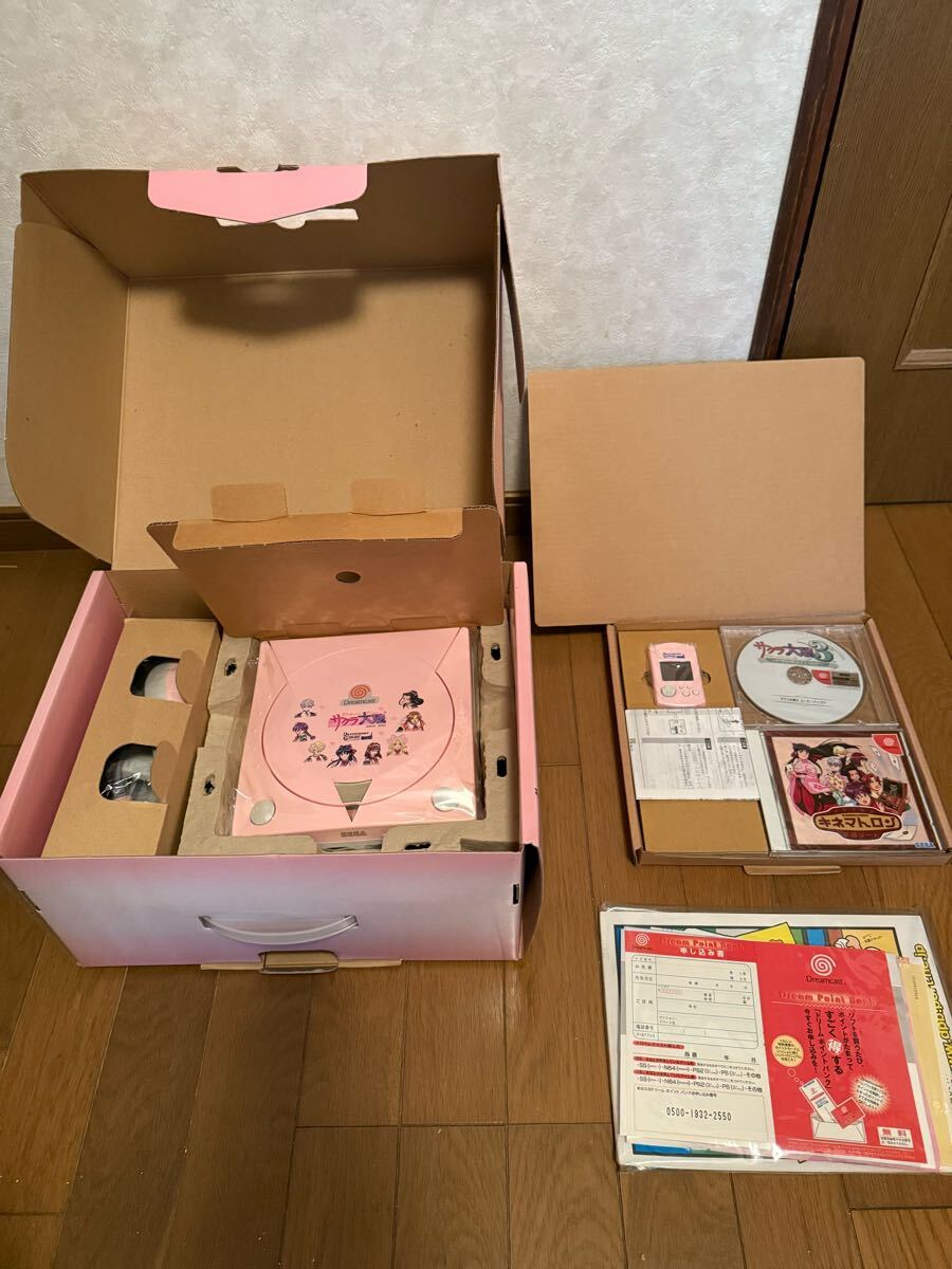 DC ドリームキャスト 本体 HKT-3000 サクラ大戦Ver Dreamcast セガ SEGA 箱説付拍卖