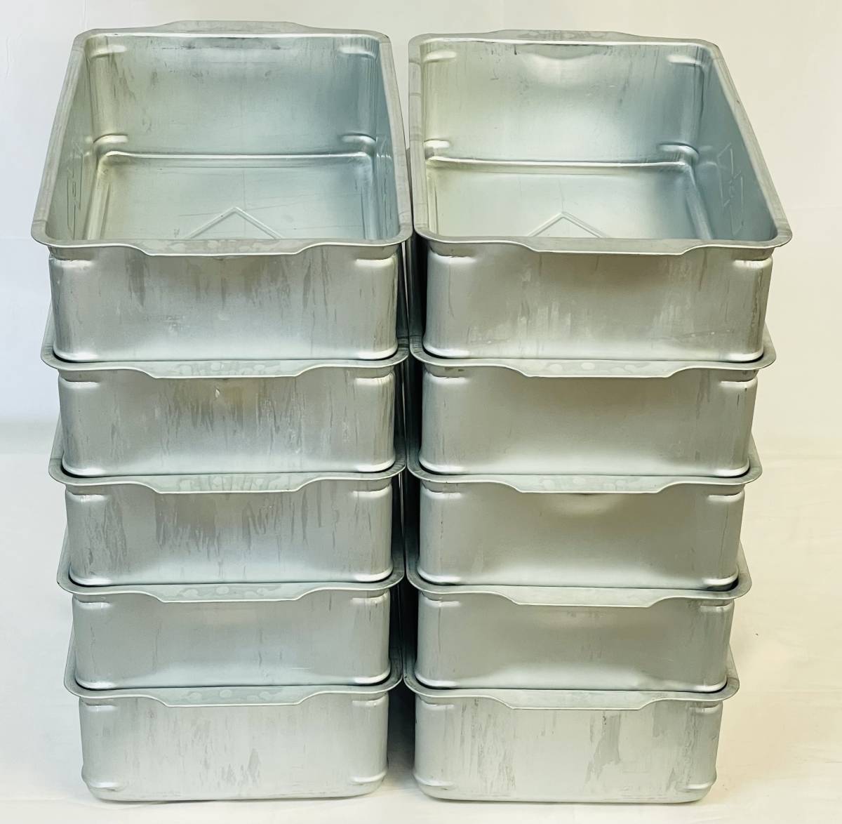新品訳あり●パーツボックス 鉄製コンテナ●36×22×10cm●B10個セット 大量セット ツールケース 鉄箱 小分け拍卖