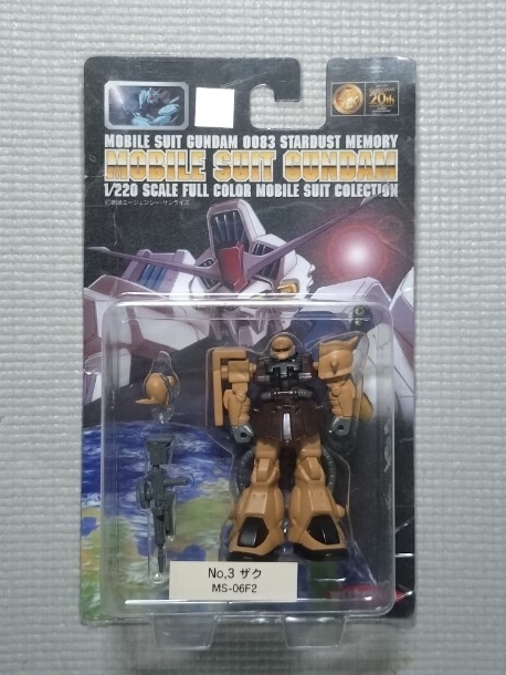 パッケージ難 1/220 MS-06F2 ザク (デザート色) フルカラー モビルスーツコレクション ガンダム 0083 スターダストメモリー ユタカ拍卖