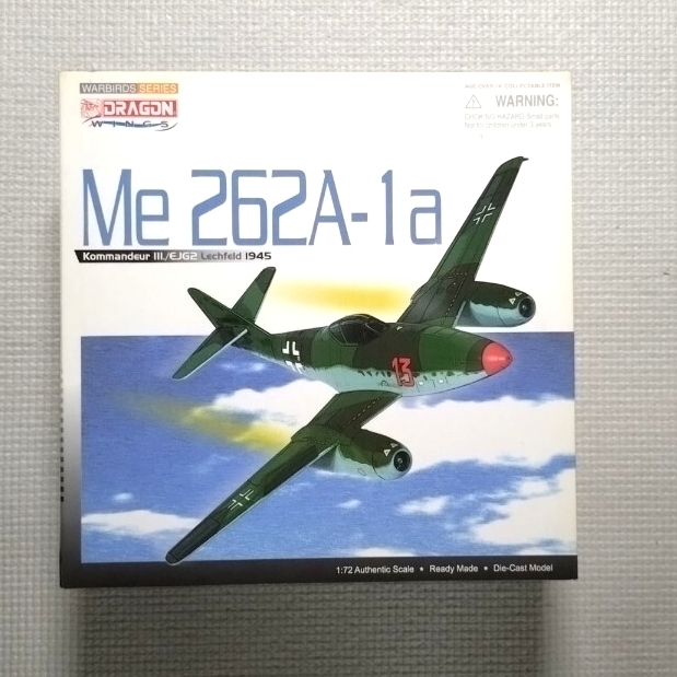 未使用品 1/72 ドラゴンウイング メッサーシュミット Me262 A-1a EJG2 III飛行隊長 ハインツ・ベーア機 赤の13 ドイツ空軍 戦闘機拍卖