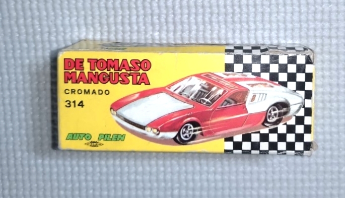 【希少なクローム仕様】1/43 ピレン 314 デトマソ マングスタ Pilen De Tomaso Mangusta スペイン製拍卖