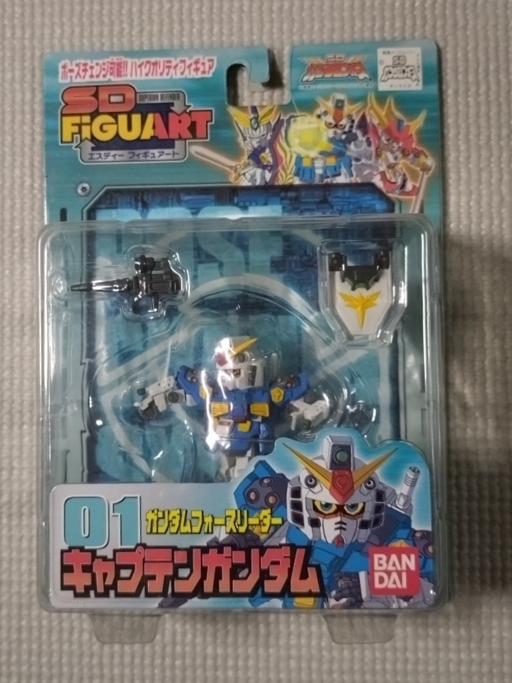 未開封 SD フィギュアート 01 ガンダムフォースリーダー キャプテンガンダム バンダイ 2004拍卖