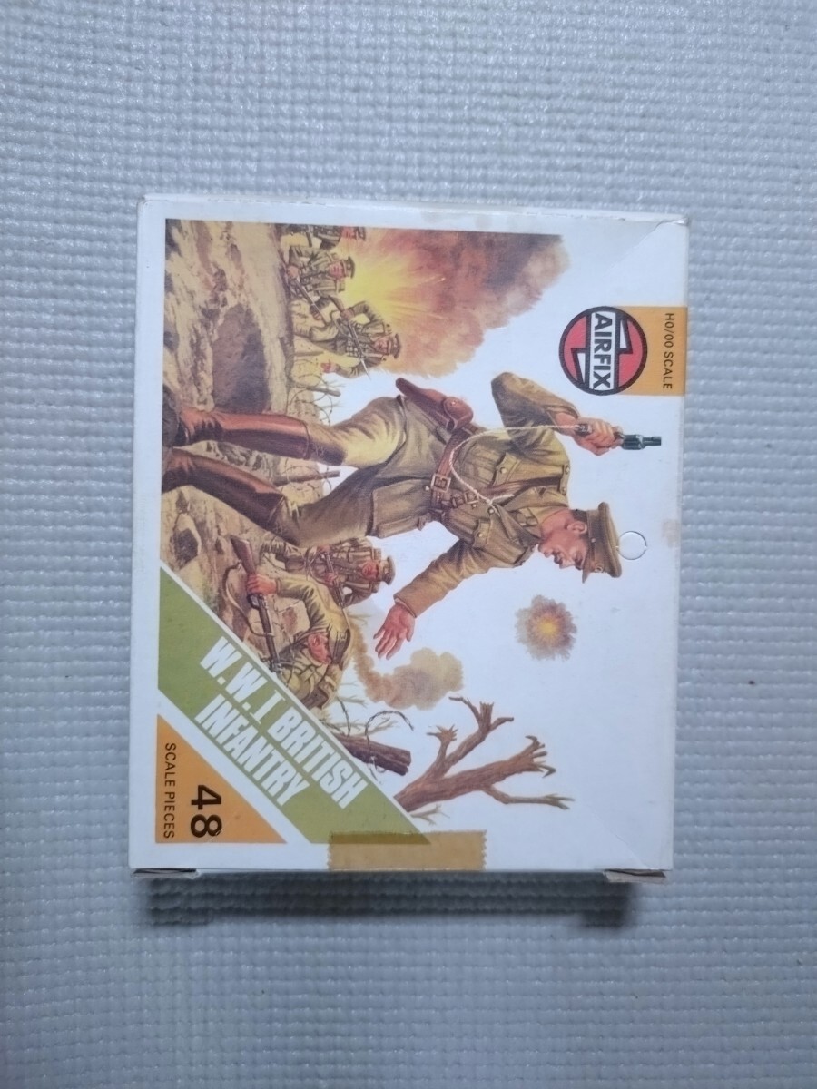 追跡付送料180円~ HO/OO エアフィックス 第一次世界大戦 イギリス 歩兵セット 1/72~1/76 サイズ 1972年拍卖