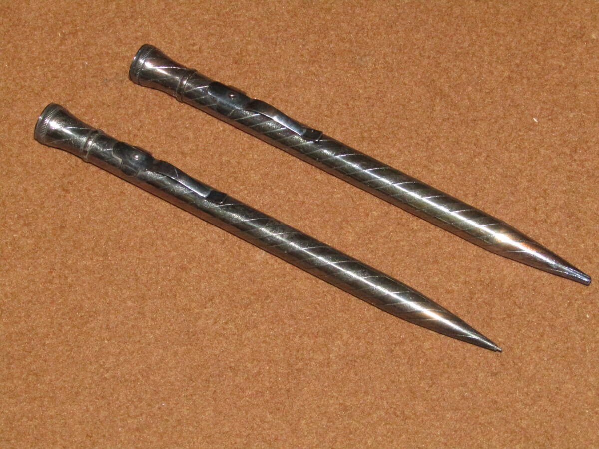 №1【早川式繰出鉛筆 古いシャープペンシル 二本】筆記用具拍卖