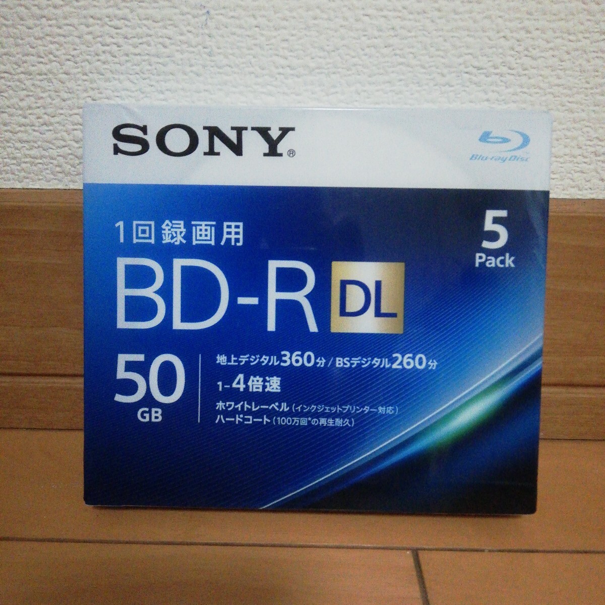 SONY ソニー ブルーレイディスク BD-R DL 50GB 5枚入 1回録画用 拍卖