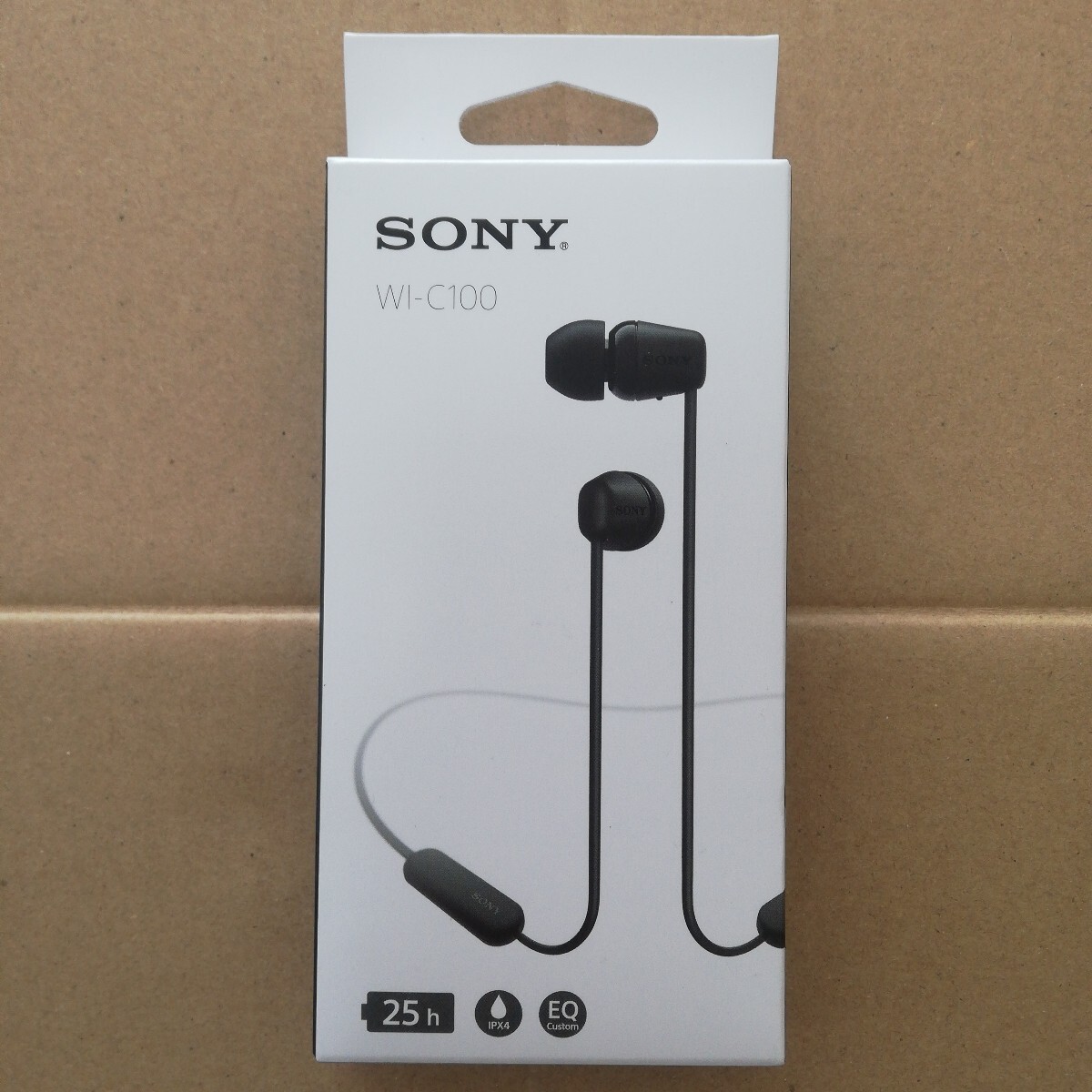 SONY ソニー ワイヤレスステレオヘッドセット WI-C100 ブラック拍卖