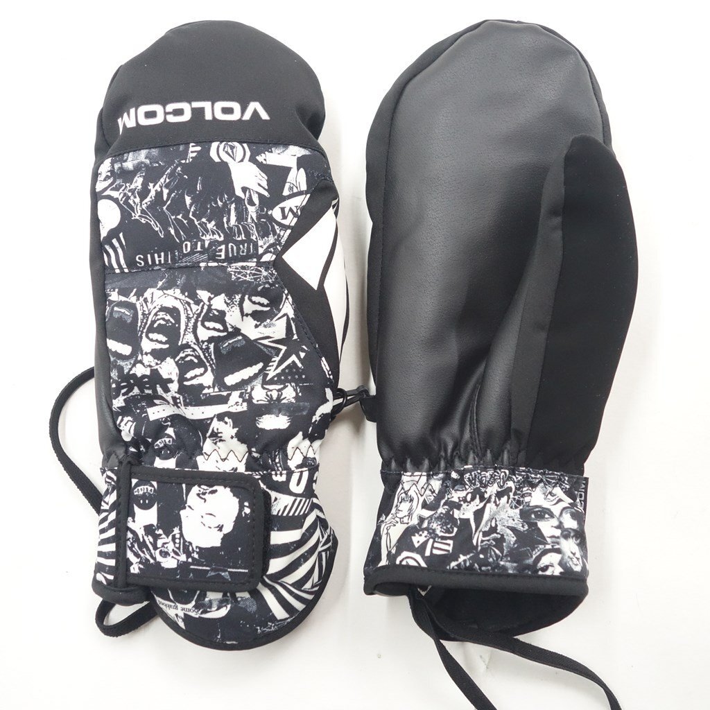 中古 キレイ 21/22 VOLCOM JP STN MITT J68522JB グローブ メンズSサイズ スノーボードグローブ ボルコム 39787-7拍卖