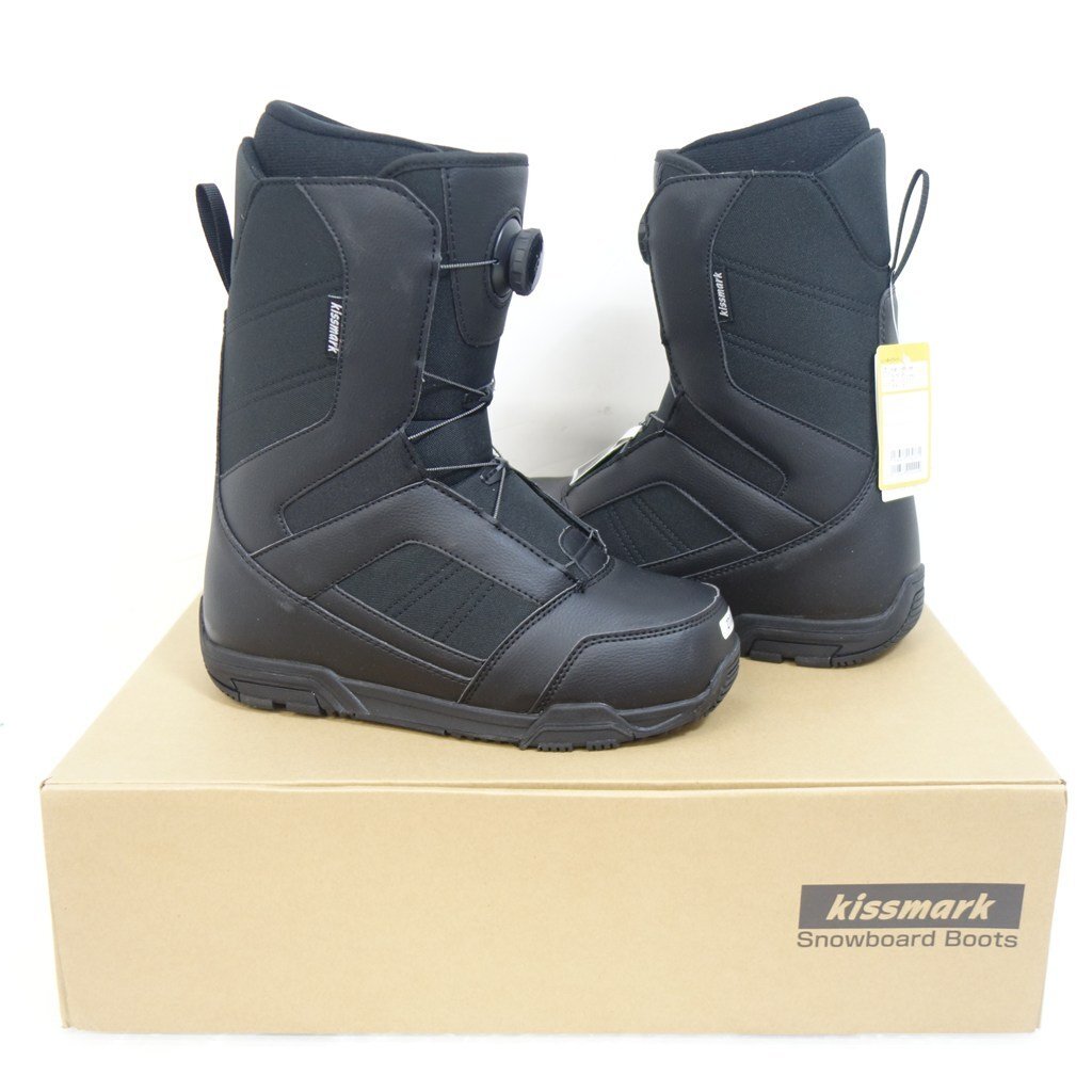 未使用 2023-2024 KISSMARK KMジャフィ キスマーク 27cm ダイヤル式 スノーボードブーツ 39938-10拍卖