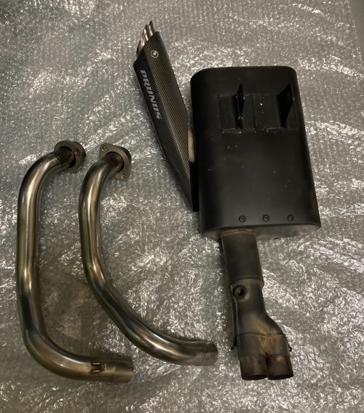 ヤマハ PRUNUS JMCA MT-07 2014年式使用 フルエキゾーストマフラー 中古品拍卖