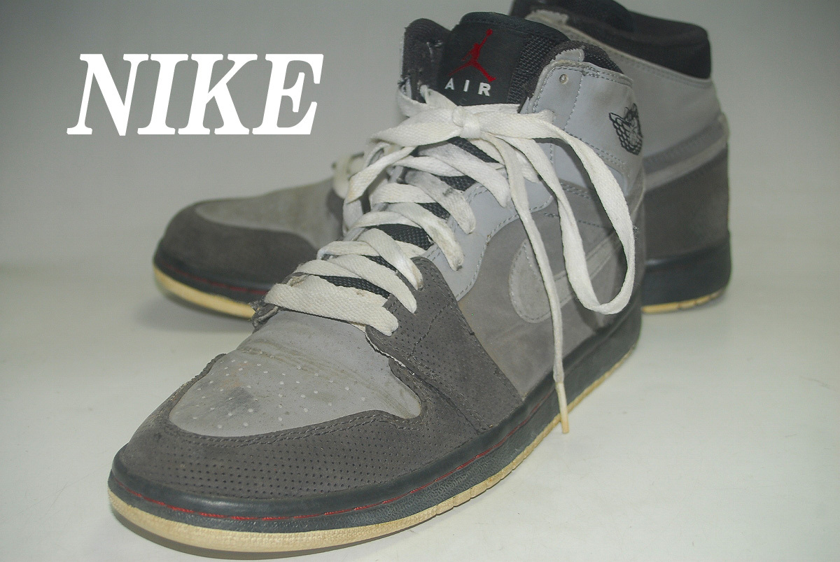 ATX2534/最終価格!他でも出品中!早い者勝ち!ナイキ/NIKE/灰/26.5㎝/US8.5/MID/存在感抜群!注目の1足!スニーカー/シューズ拍卖